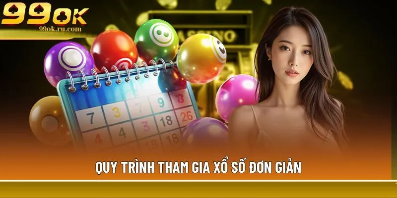 Quy trình tham gia xổ số đơn giản